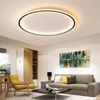 Rinova - Runde Ring LED Deckenleuchte Wohnzimmer - Weiß