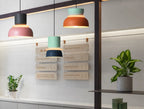 Stackolo - Mehrfarbige Stapel-Pendelleuchte Hängelampe Modern - Small Pink & Blue