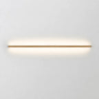 Linova - Minimalistische Längliche LED Wandleuchte Holzoptik - Weiß (5000K)