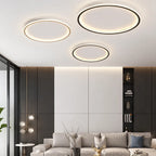 Rinova - Runde Ring LED Deckenleuchte Wohnzimmer - Weiß