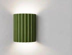 Riluma - Geriffelte Wandleuchte Auf-Ab Beleuchtet - Grün