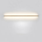 Linova - Minimalistische Längliche LED Wandleuchte Holzoptik - Weiß (5000K)