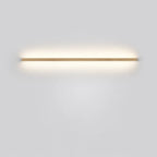 Linova - Minimalistische Längliche LED Wandleuchte Holzoptik - Weiß (5000K)