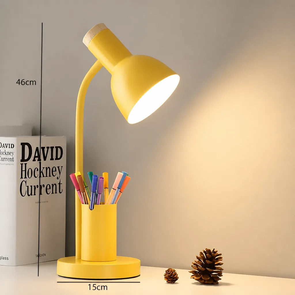 Lumivex - Schreibtischlampe Mit Stiftehalter Schwenkbar