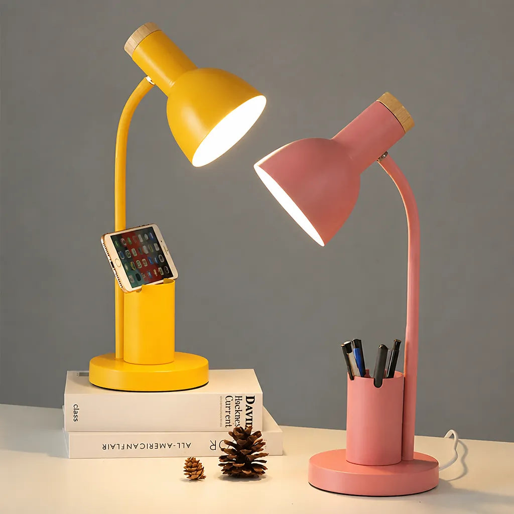 Lumivex - Schreibtischlampe Mit Stiftehalter Schwenkbar