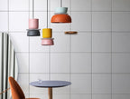 Stackolo - Mehrfarbige Stapel-Pendelleuchte Hängelampe Modern - Small Pink & Blue